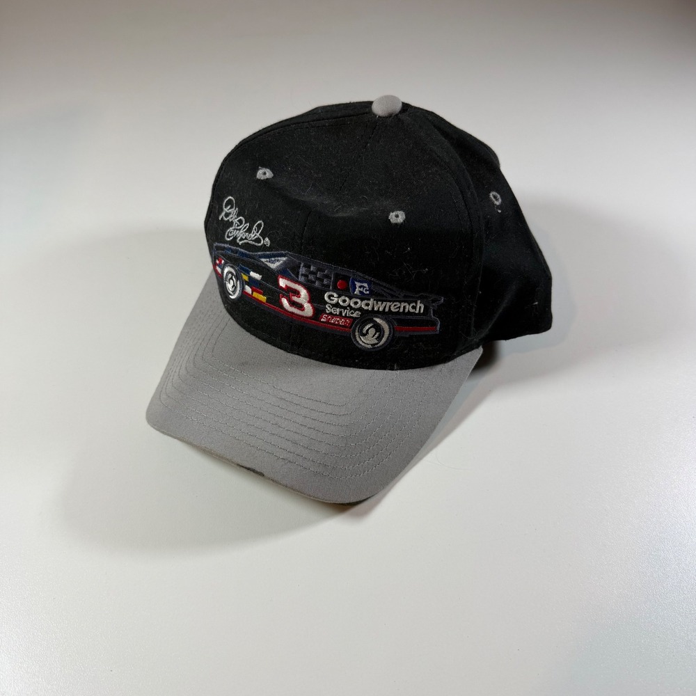 Competitors View NASCAR Hat Mens OSFM Black Goodwrench Dale Earnhardt #3 Cap